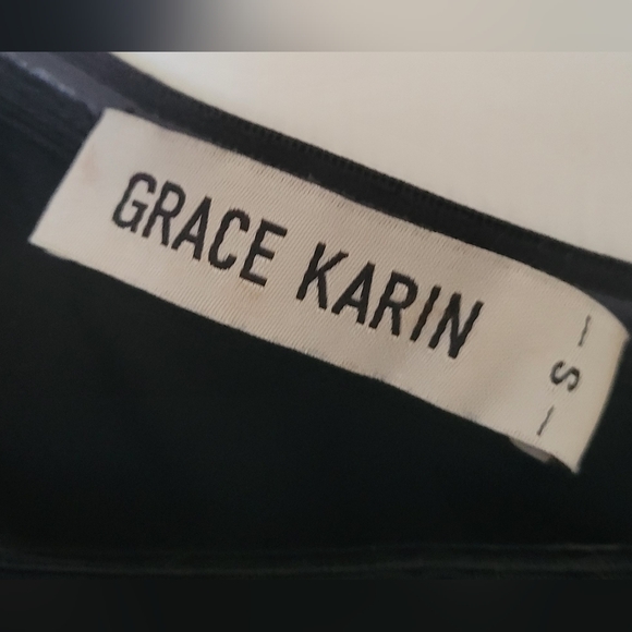 Black One Shoulder Puff Sleeve Peplum Top - Picture 6 of 6